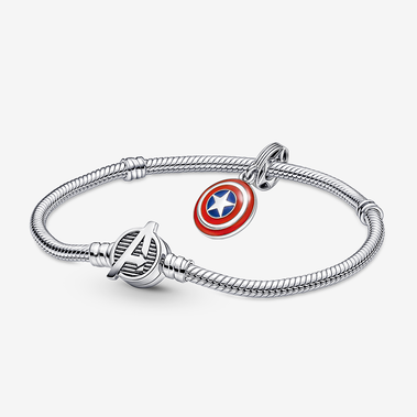 Conjunto de Regalo Pulsera Escudo Capitán América Los Vengadores de Marvel